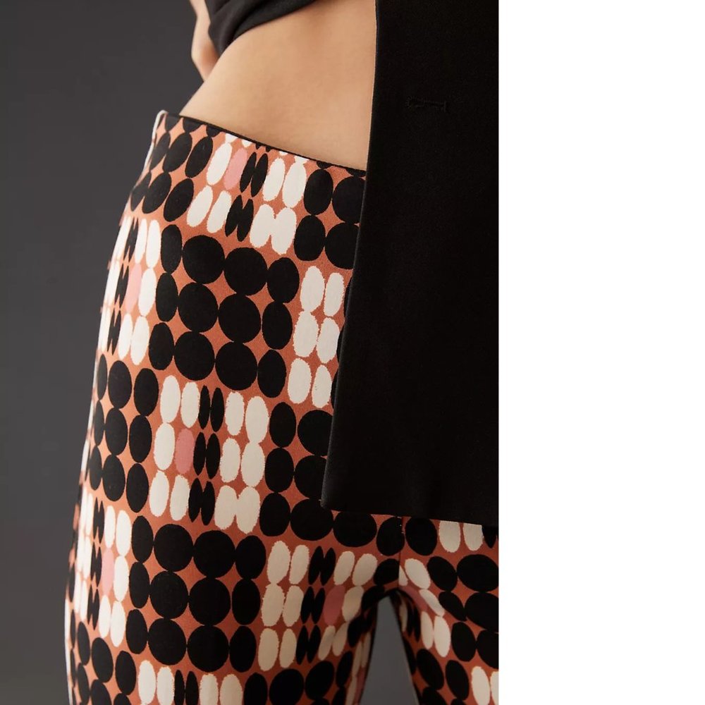 Anthropoologie Maeve The Margot Kick-Flare Cropped Pants XS new with tag - Picture 3 of 5